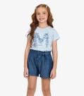 Shorts Menina Liocel Rovi Kids Azul Shorts Menina Liocel Rovi Kids Azul