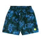 Shorts Menino Praia e Piscina BGR Microfibra Sublimada Preto
