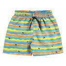 Shorts Microfibra BGR Listrado Colorido