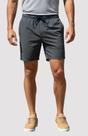 Shorts microfibra secagem rápida polo usa cinza escuro