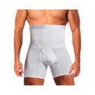 Shorts Modeladores Masculinos De Cintura Alta Com Compressão E Controle De Barriga