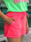 Shorts Moletom Rosa Tamanho (M)