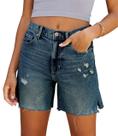 Shorts Onlypuff Jean Shorts femininos vintage azuis tamanho L