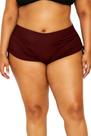 Shorts Plus Size Calcinha Bionda Sunquíni Regulagem Corda Amarrar Sunkíni Moda Praia Verão