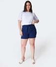Shorts Plus Size Feminino Jeans Marisa-97018
