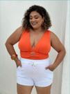 SHORTS PLUS SIZE REF:90312 Tamanho:GGCor:Branco SHORTS PLUS SIZE REF:90312 Tamanho:GGCor:Branco