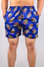 Shorts Praia Masculino Helmet Skull - Azul Royal