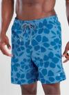 Shorts Praia Mash 615.40 Masculino Estampa Botanical Com Bolsos Poliéster T. P/GG