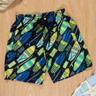 Shorts Praia Pranchas de Surf Infantil para Meninos
