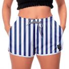 Shorts Premium Faixas Verticais Azuis W2 (feminino)