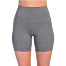 Shorts preto de academia feminino justo slim treino liso run
