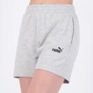 Shorts Puma ESS Small NO. 1 Logo 5 Feminino Cinza Mescla