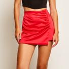 Shorts Saia Alfaiataria Vermelho Miss Joy 7400 Shorts Saia Alfaiataria Vermelho Miss Joy 7400