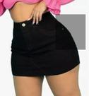 Shorts Saia Bermuda Plus Size Feminina Jeans Com Elastano