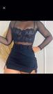 Shorts saia com cintinho black