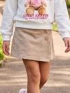 Shorts Saia de Sarja Botão Funcional Momi Shorts Saia de Sarja Botão Funcional Momi