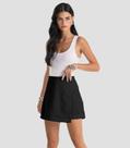 Shorts Saia Feminino Tweed Dianna Preto Shorts Saia Feminino Tweed Dianna Preto