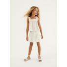 Shorts Saia Infantil Curta Bordada - Creme 012