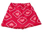 Shorts Saia Infantil Menina Cotton Estampado Tam 2 Ao 10