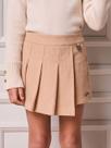 Shorts Saia Moletom Com Pregas Essencial Plaquinha Animê
