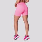 Shorts Selene Canelado Sem Costura Feminino Rosa Neon