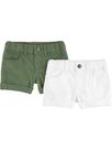 Shorts Simple Joys By Carter's Girls Jeans, pacote com 2 unidades, tamanho 6