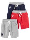 Shorts Simple Joys da Carter's Baby Boys 24 meses vermelho/cinza/azul marinho