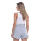 Shorts Social Feminino Cintura Alta Clochard Alfaiataria