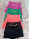 Shorts social linho