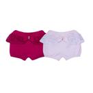 Shorts Suedine Frill Rosa Claro e Pink