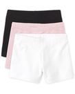 Shorts The Children's Place Girl's Cartwheel, pacote com 3 unidades, tamanho L