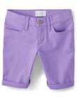 Shorts The Children's Place Skimmer Iris Pop para meninas 6X/7