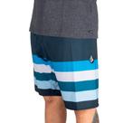Shorts Volcom Quarta Static Azul