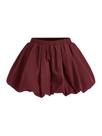 Shorts WDIRARA femininos com bainha assimétrica Bubble Burgundy XXS Shorts WDIRARA femininos com bainha assimétrica Bubble Burgundy XXS