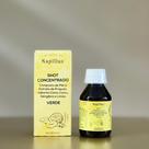 Shot concentrado- comp de mel com extrato de própolis verde, sabores camu camu, gengibre e limão