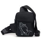 Shoulder Bag Oração Mini Bolsa Transversal Pequena Pochete Unissex Shoulder Bag Oração Mini Bolsa Transversal Pequena Pochete Unissex