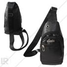 Shoulder bag pochete transversal preto masculino