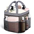Shower Caddy Attmu Mesh Portable para dormitório universitário preto