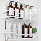 Shower Caddy Kitsure, adesivo extra grande, aço inoxidável, pacote com 2 unidades