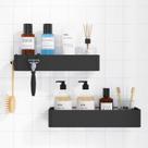 Shower Caddy Kitsure Large, pacote com 2 unidades, aço adesivo à prova de ferrugem