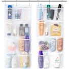 Shower Caddy Lifewit Mesh, 9 bolsos, pendurados em branco, grande, pacote com 2