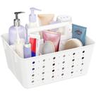 Shower Caddy Lifewit Portable com alça, 5 compartimentos, branco