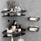Shower Caddy tgosomt Corner Black, pacote com 2 saboneteiras