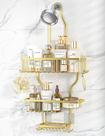 Shower Caddy YASONIC Never Rust Aluminium Hanging Gold