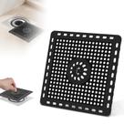 Shower Drain Hair Catcher Hibbent atualizado em preto fosco de 6 polegadas