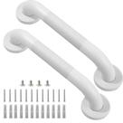 Shower Grab Bar Rackickyer, 30 cm, aço inoxidável 304, pacote com 2