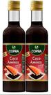 Shoyu de Coco Aminos Garrafa de Vidro de 250ml-Copra-Kit 02 unidades