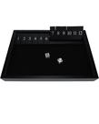 Shut The Box WE Games de madeira de 13,5 polegadas com 12 peças numéricas