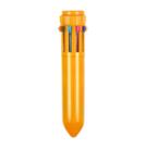 Shuttle Caneta Neon Laranja Com 10 Cores Sortidas