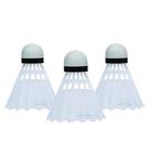 Shuttlecocks Franklin Sports 52618 com ponta de cortiça em nylon branco